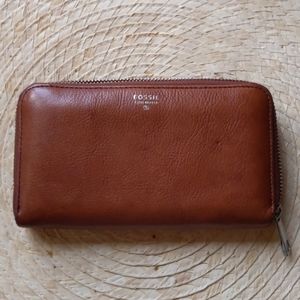 Fossil leather wallet